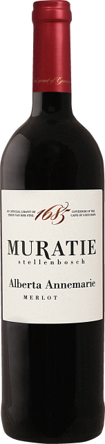 Muratie Wine Estate Merlot Alberta Annemarie