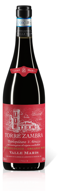 Torre Zambra "Valle Maris" Montepulciano D'Abruzzo DOC Organic