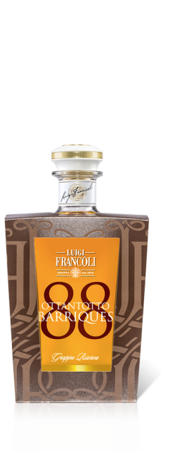 Luigi Francoli Grappa Riserva 88 Barriques 42,5%Pret-A-Port.