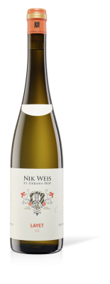 VDP.Weingut Nik Weis Layet Riesling GG weisses Etikett